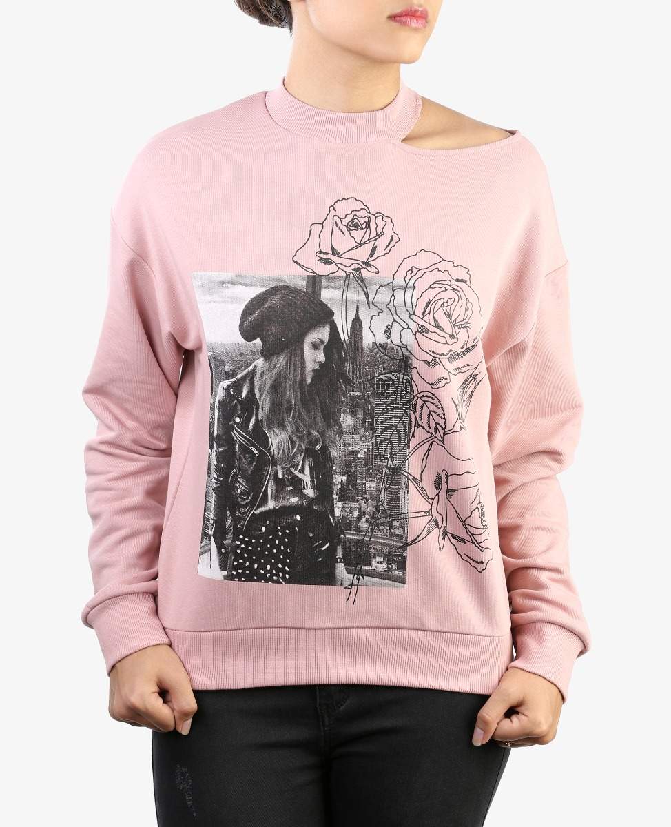 بلوز پاییزه چاپی Joggy