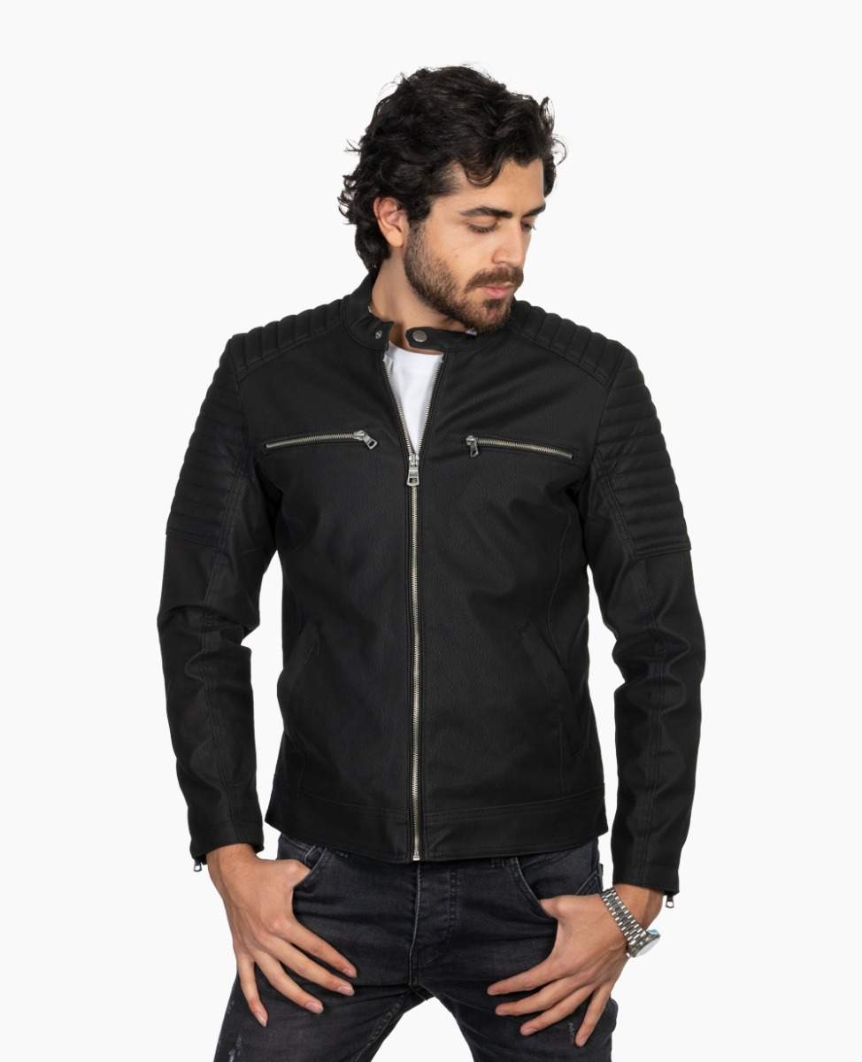 کاپشن چرم Delpino